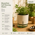BloomNest Self-Watering Planter